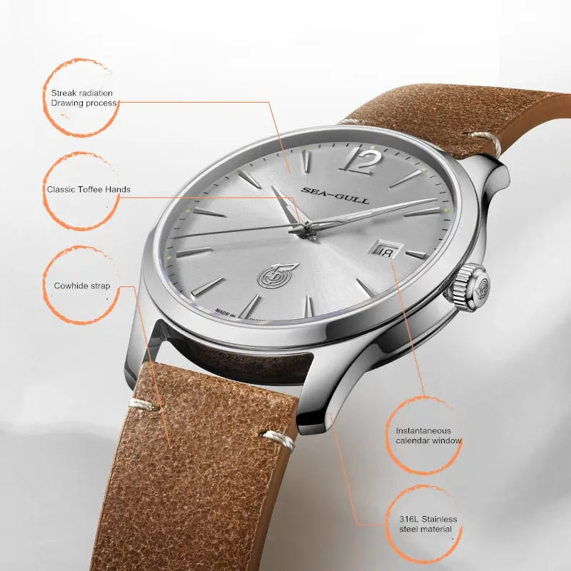 New Youth Edition | Simple | Calendar | 40mm Sea-Gull