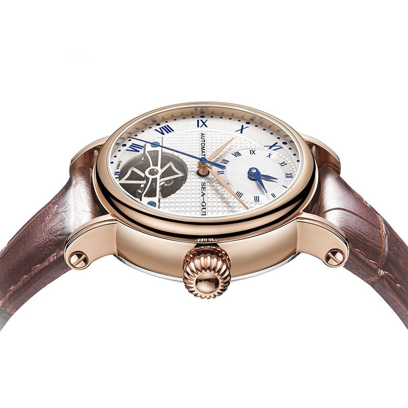 Zona Horaria Doble | GMT | Esqueleto | Volante | Números Romanos | 40mm
