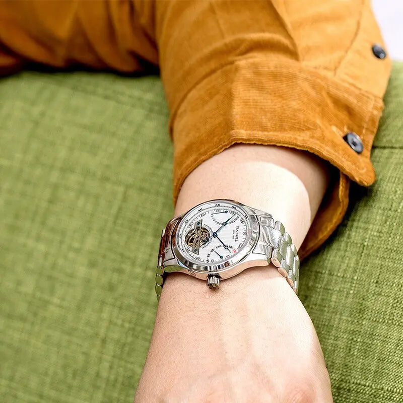 Master Series | Complete Calendar | Flywheel Legend | Week Display | 39mm Sea-Gull