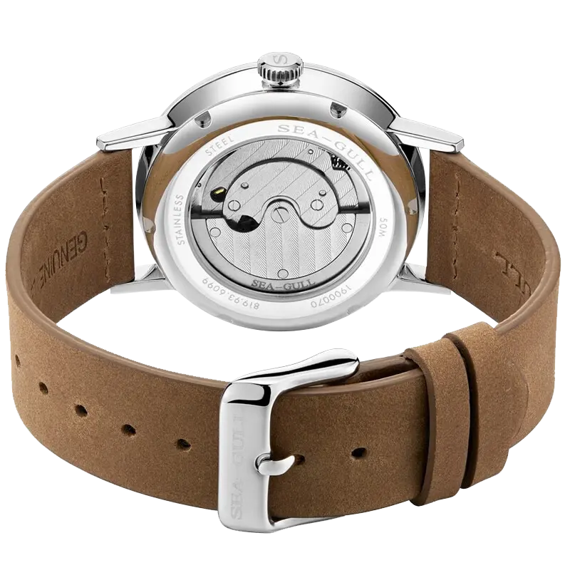 Slim | Independent Second Dial | Concentric Circles | 39mm Sea-Gull