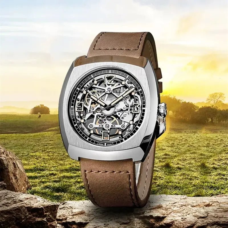 Tonneau | Squelette | Lumineux | 44 mm Sea-Gull