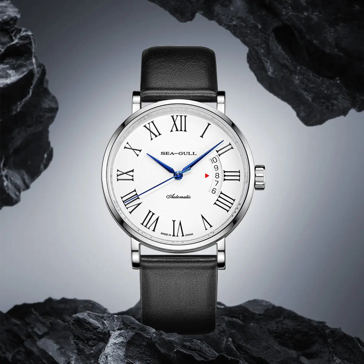 Business | Calendar | Roman Numeral | 40mm Sea-Gull