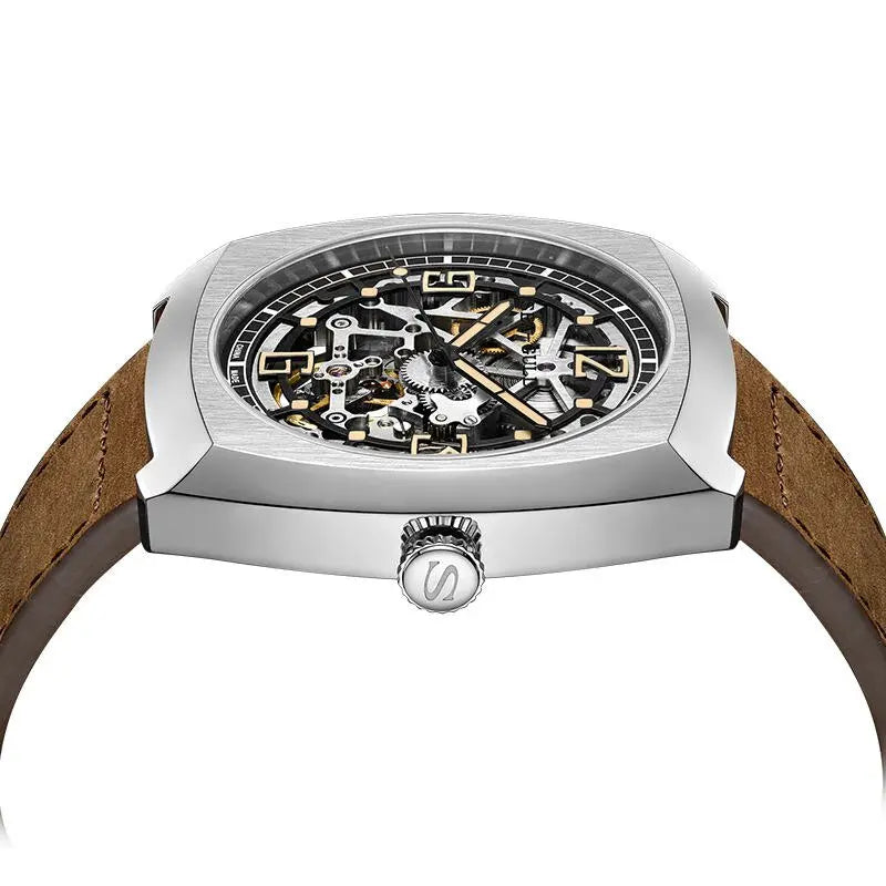 Tonneau | Skeleton | Luminous | 44mm Sea-Gull