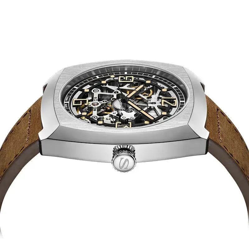 Boîtier tonneau | squelette | lumineux | 44 mm Sea-Gull