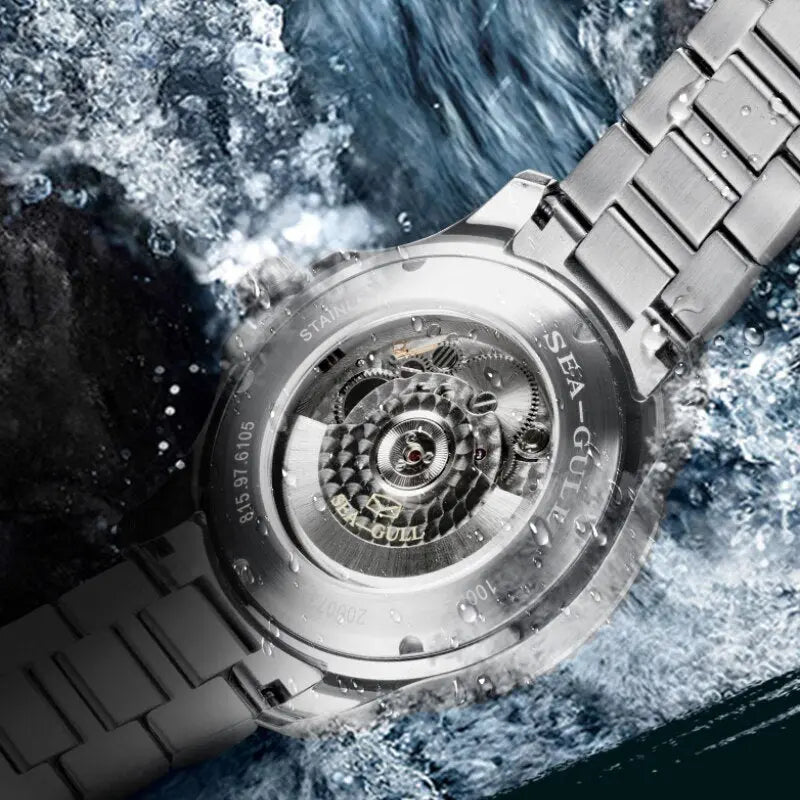 Ocean Series | 100M Waterproof | Dive | Luminous | 44mm Sea-Gull