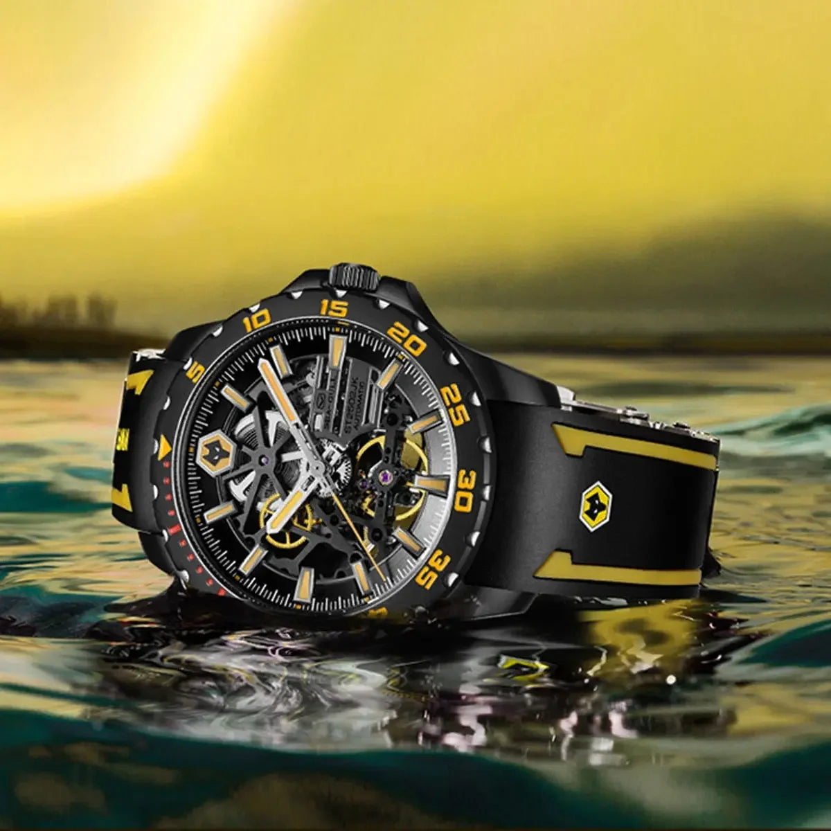 Wolves Club Zusammenarbeit | Skelett | Leuchtend | 44mm