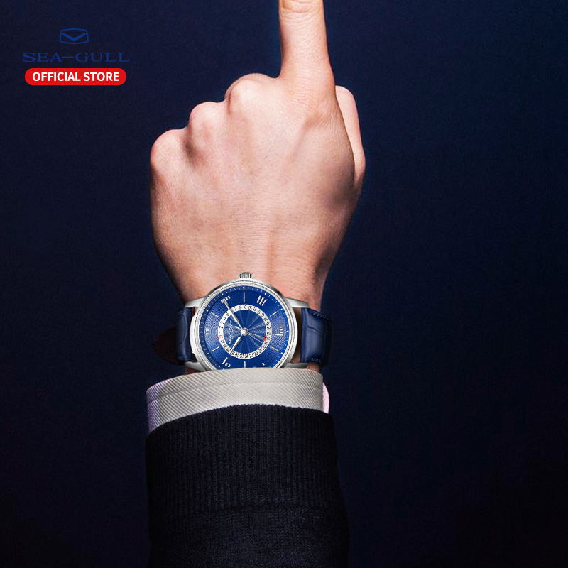 Morse Code | Casual | Calendar | 41mm Sea-Gull