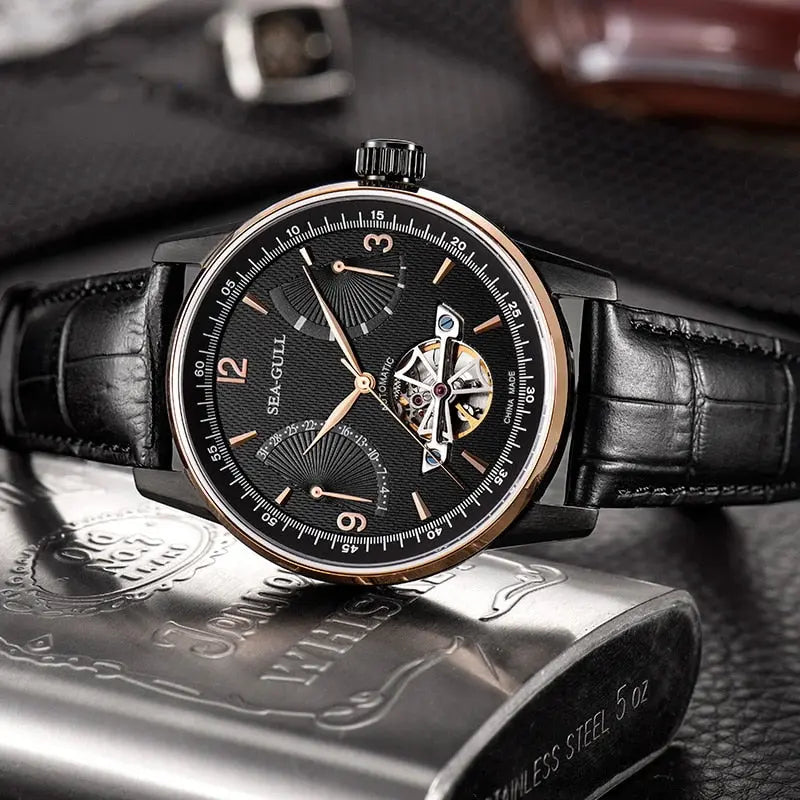 Flywheel | Complete Calendar | Energy Indicator | 44mm Sea-Gull