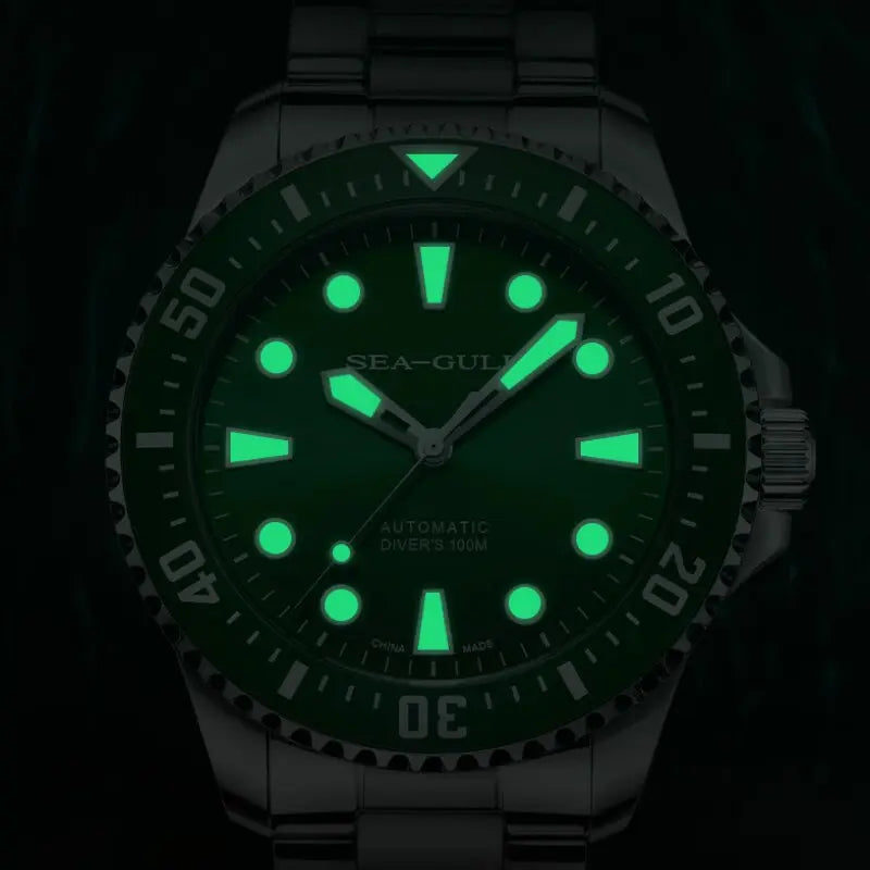Ocean Series | 100M Waterproof | Dive | Luminous | 44mm Sea-Gull