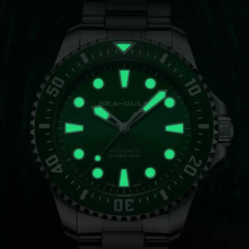 Serie Ocean | Impermeable 100M | Buceo | Luminoso | 44mm Sea-Gull