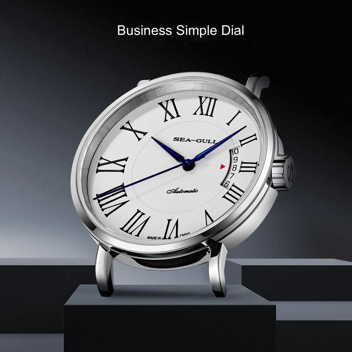 Business | Calendar | Roman Numeral | 40mm Sea-Gull