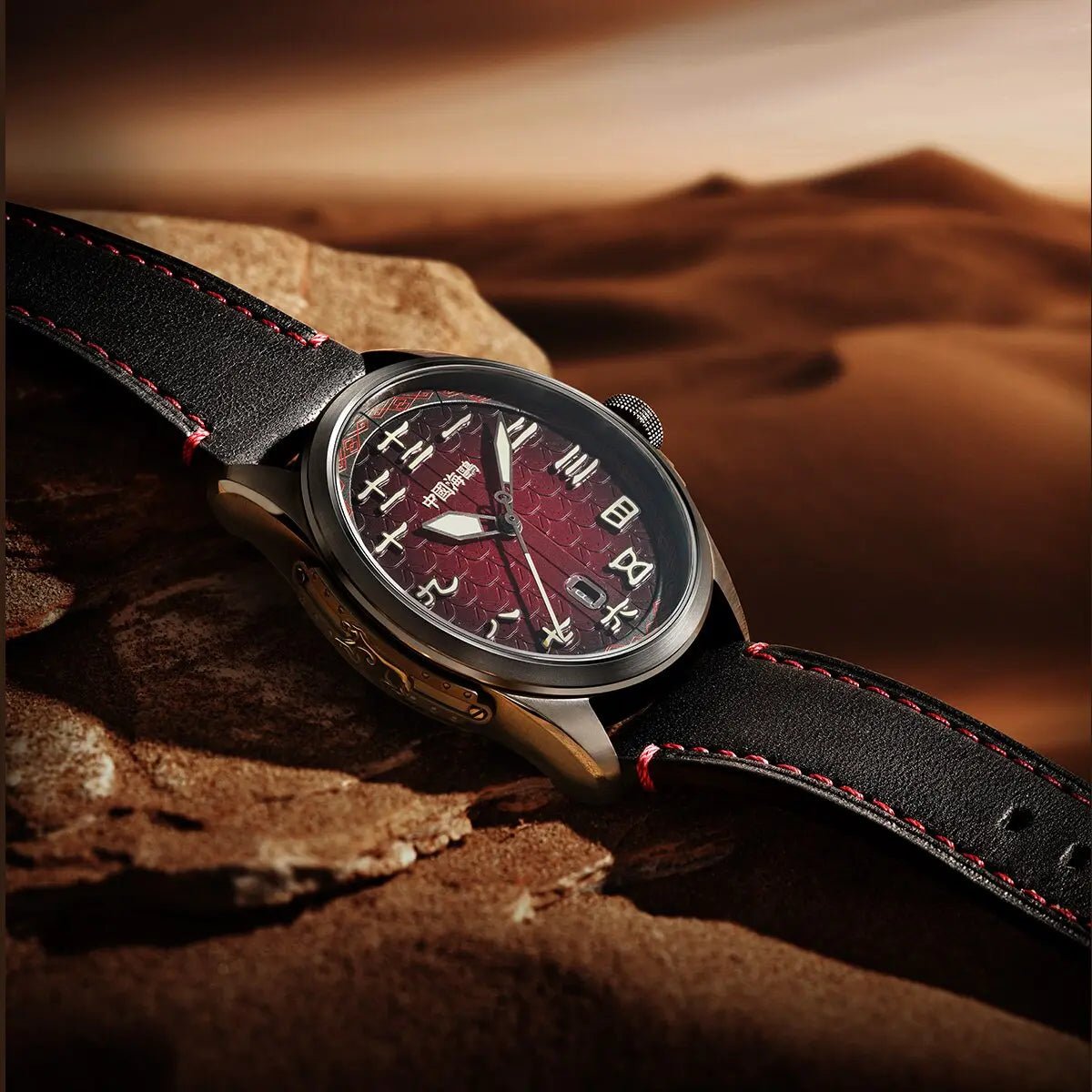 Han Dynasty | 100M Waterproof | Retro | Chinese Numeral | Calendar | 43mm - Sea-Gull Watch Official Store