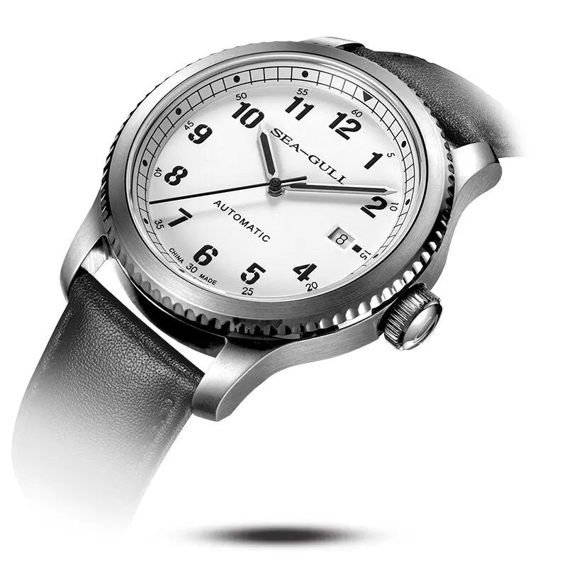 Commander | Large Triple Hands | Calendar | 41mm Sea-Gull