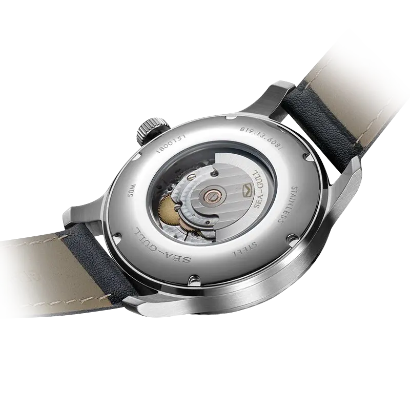 Commander | Large Triple Hands | Calendar | 41mm Sea-Gull