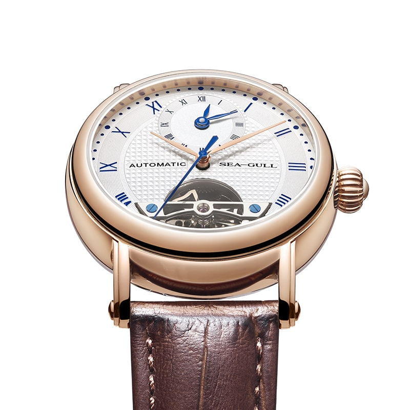 Zona Horaria Doble | GMT | Esqueleto | Volante | Números Romanos | 40mm