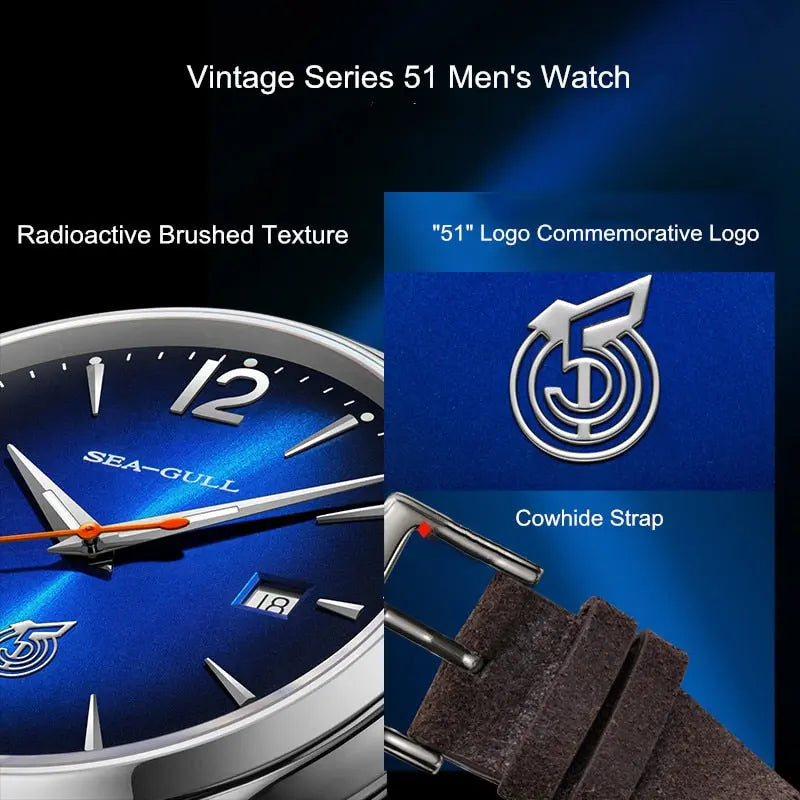 New Youth Edition | Simple | Calendar | 40mm Sea-Gull