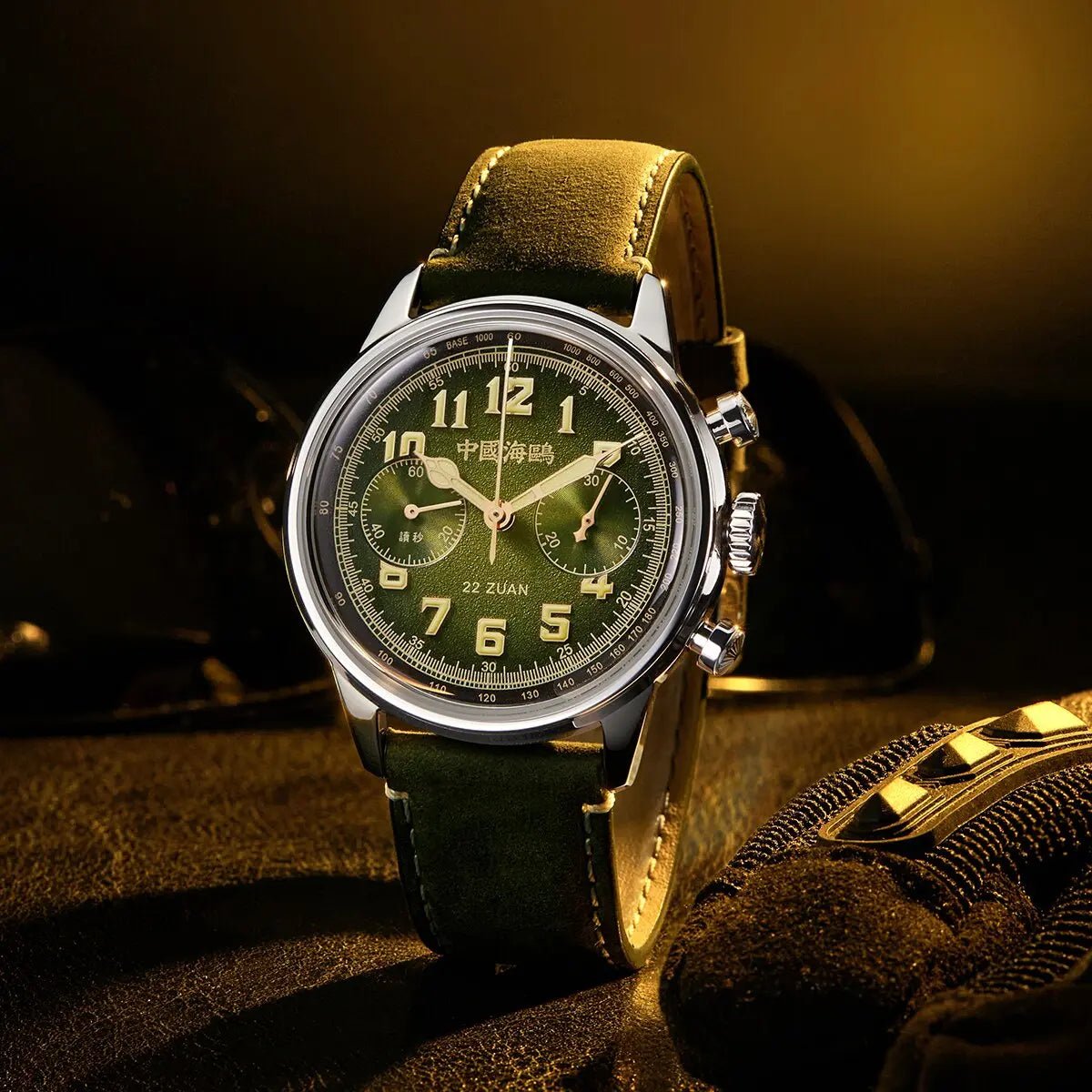 Seagull 1963 Series | Wind Chasing | Pilot | Chronograph | Luminous | 40mm - Sea-Gull Watch Official Store