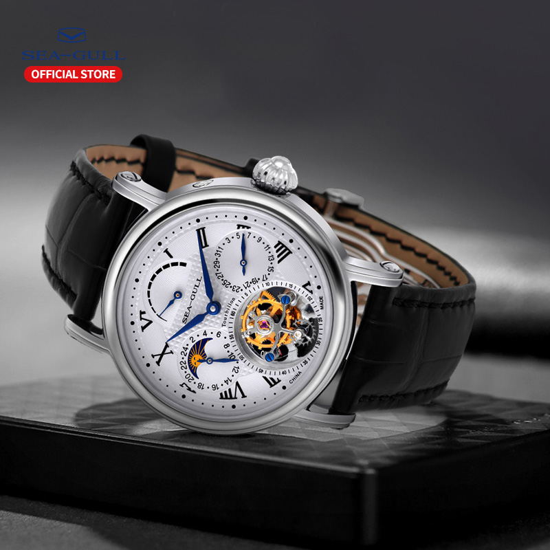 Eccentric Tourbillon | Heritage Series | Moon Phase | Calendar | Energy Indicator | 39mm Sea-Gull