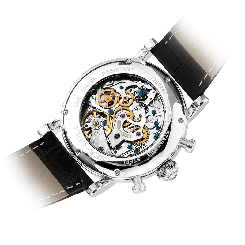 Master Series | Moon Phase | Chronograph | Complete Calendar | 41mm Sea-Gull