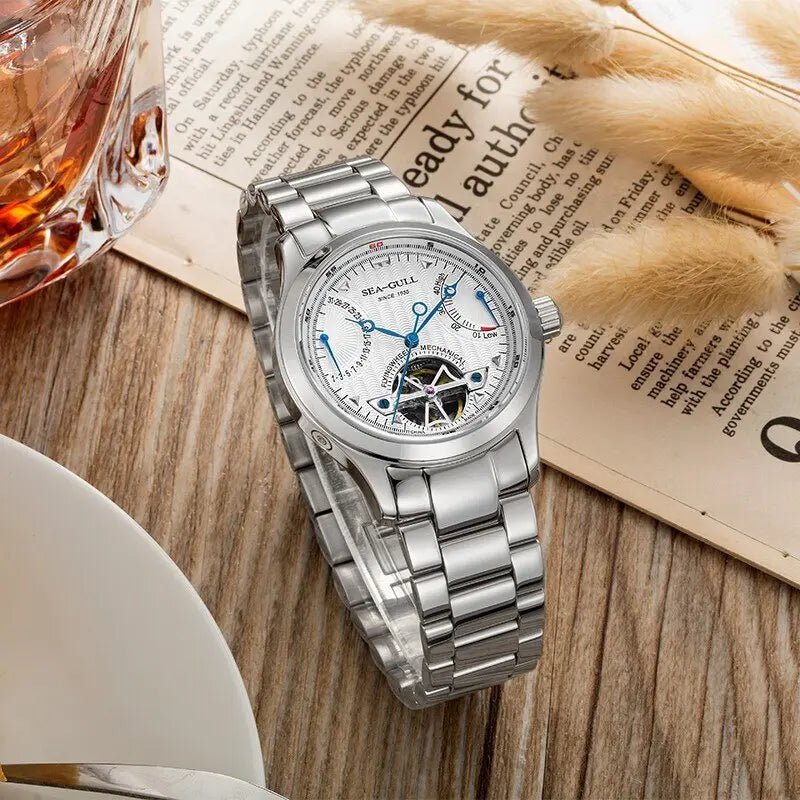 Master Series | Complete Calendar | Open Heart Legend | Week Display | 39mm - Sea-Gull Watch Official Store