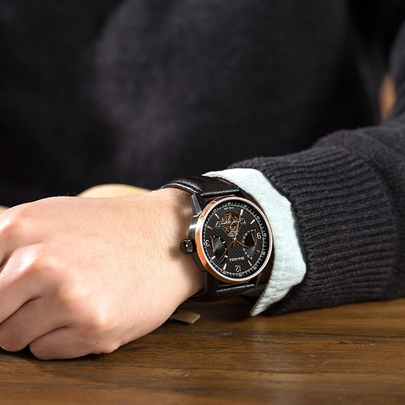 Flywheel | Complete Calendar | Energy Indicator | 44mm Sea-Gull