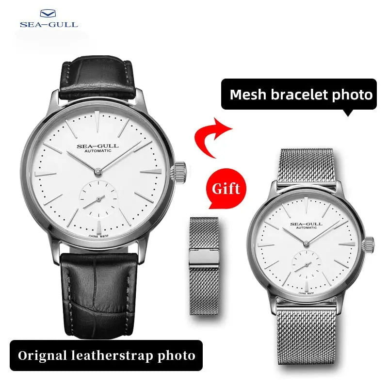 Small Triple Hands | Business | Seconds Sub-dial | 40mm Sea-Gull