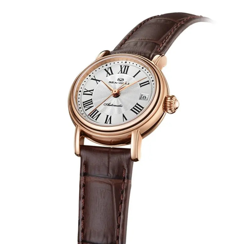 Small Dial | Calendar | Vintage | Roman Numeral | 27mm Sea-Gull