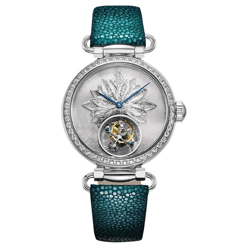陀飛輪 | 藝術系列 | 花絲 | 珍珠母貝錶盤 | 39mm Sea-Gull