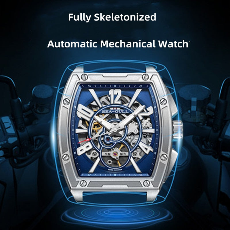 Street Overlord Series | Tonneau | Full Skeleton | 42mm Sea-Gull