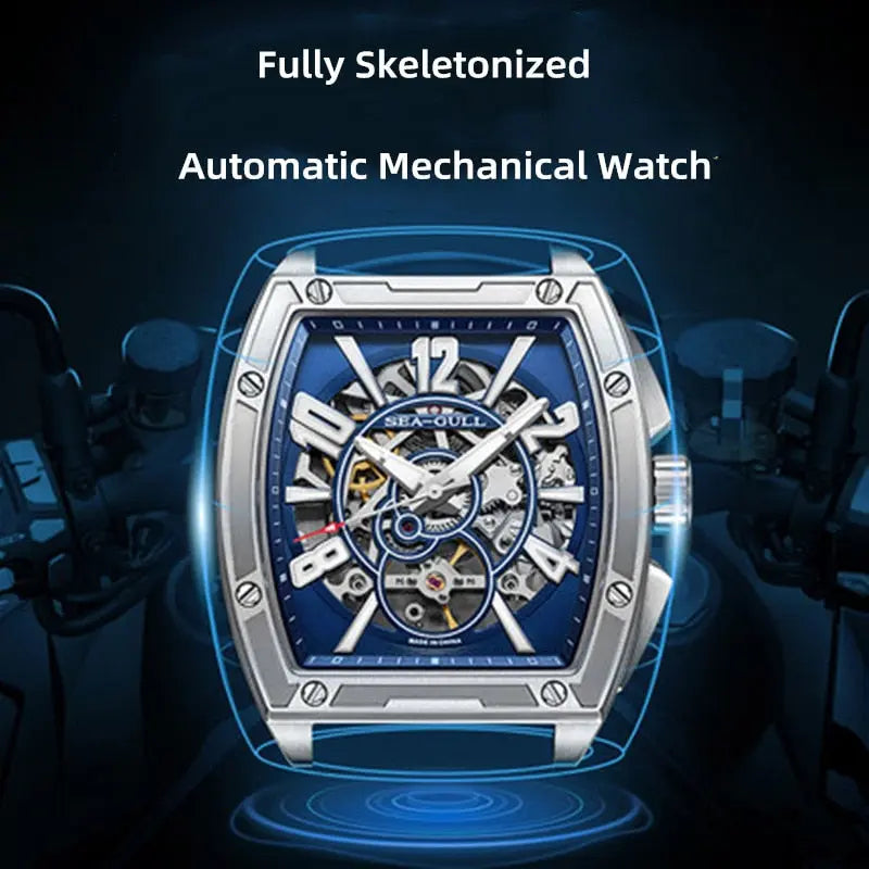 Street Overlord Series | Tonneau | Full Skeleton | 42mm Sea-Gull