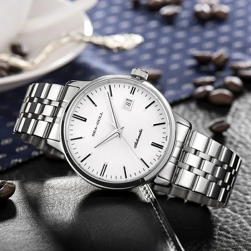 Couple Watch | Minimalist | Calendar | 40mm/32mm Sea-Gull