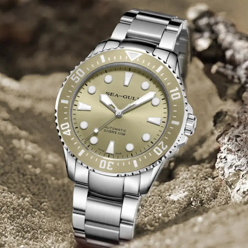 Ocean Series | 100M Waterproof | Dive | Luminous | 44mm Sea-Gull