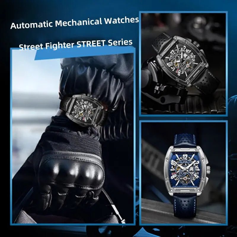 Street Overlord Series | Cassa tonneau | Scheletrato completo | 42 mm Sea-Gull