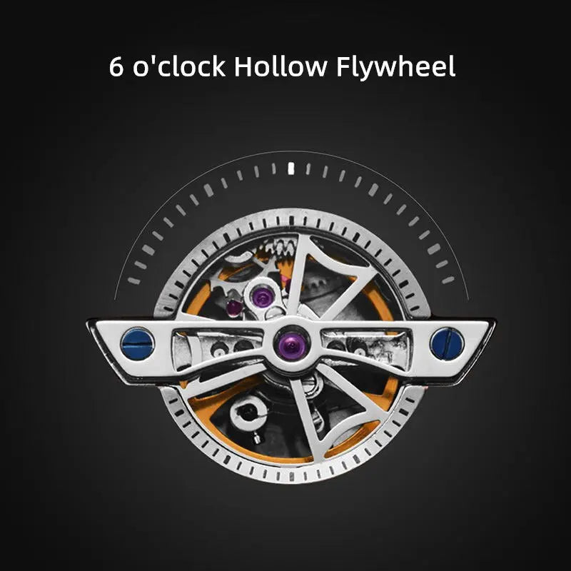 Fashion | Skeleton | Triple Hands | Flywheel | 42mm Sea-Gull