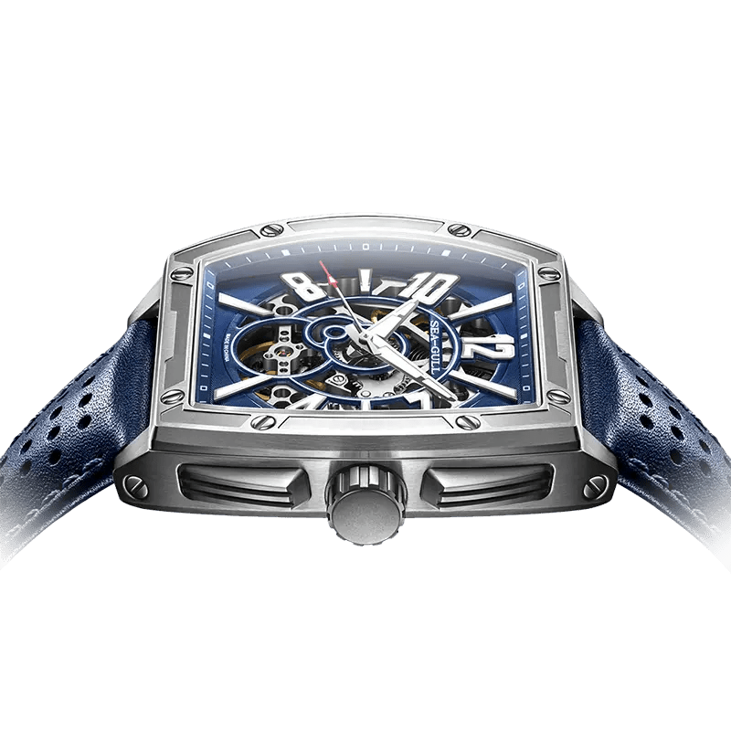 Serie Street Overlord | Cassa tonneau | Scheletrato completo | 42mm Sea-Gull