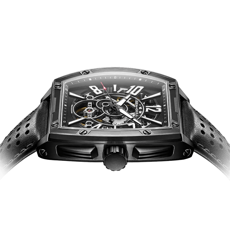Serie Street Overlord | Cassa tonneau | Scheletrato completo | 42 mm Sea-Gull