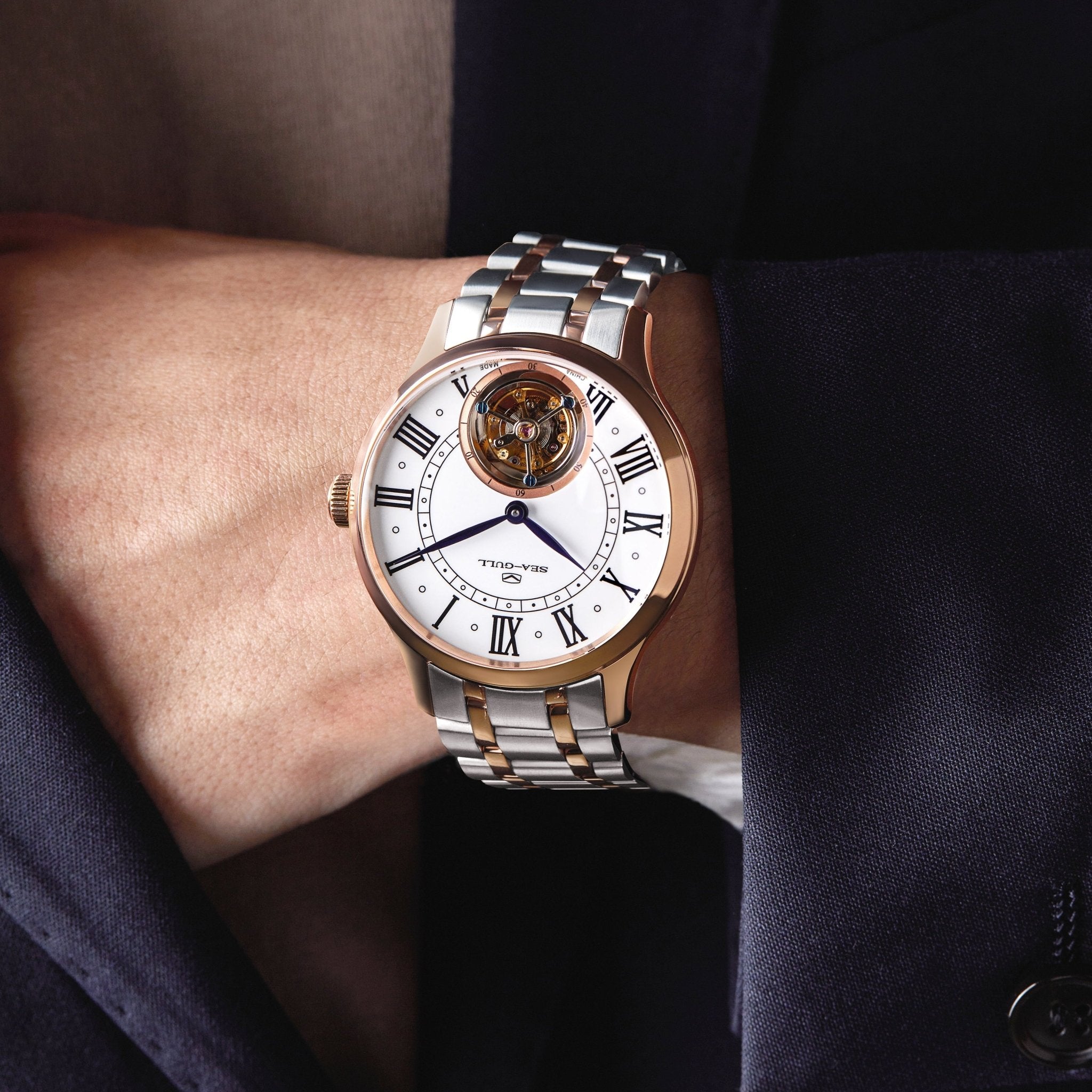Coaxial Tourbillon | Roman Numeral Dial | Artisan Heritage Series | 42mm - Sea-Gull Watch Official Store