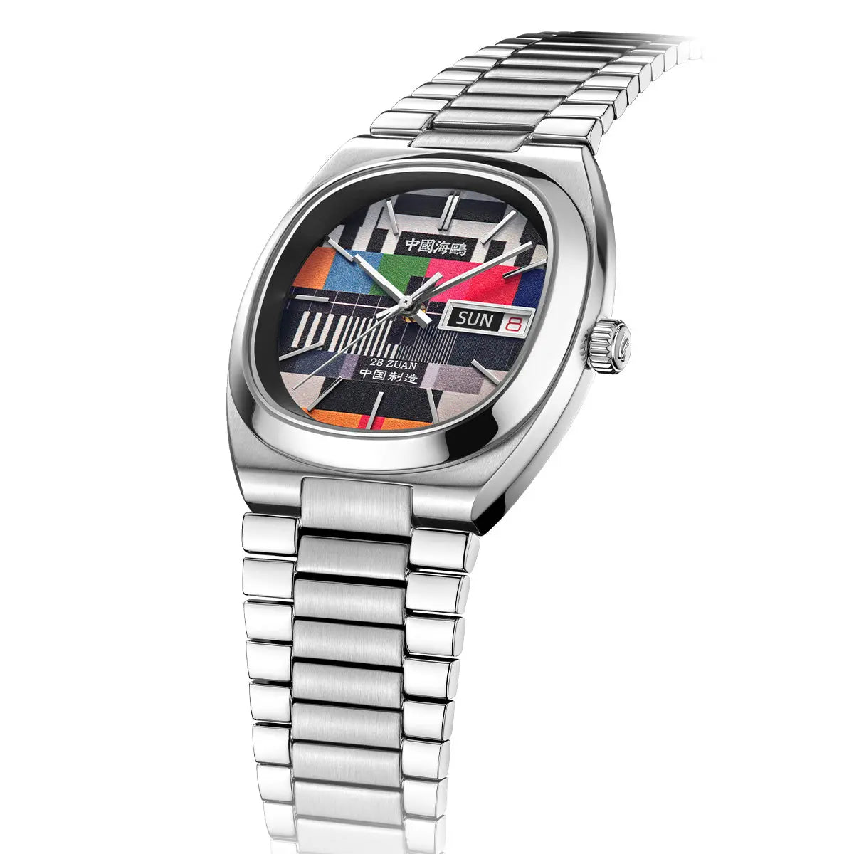 Vintage | TV Dial | Tonneau | Calendar | 36mm Sea-Gull