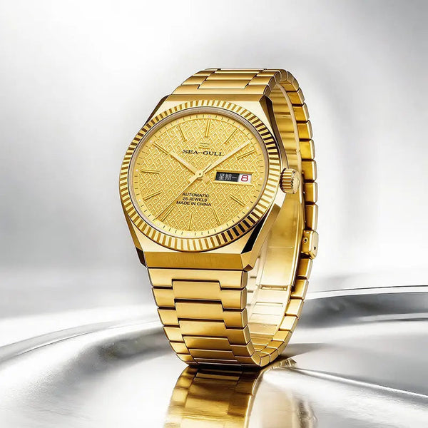 A genuine Day-Date watch with warranty lowers risk