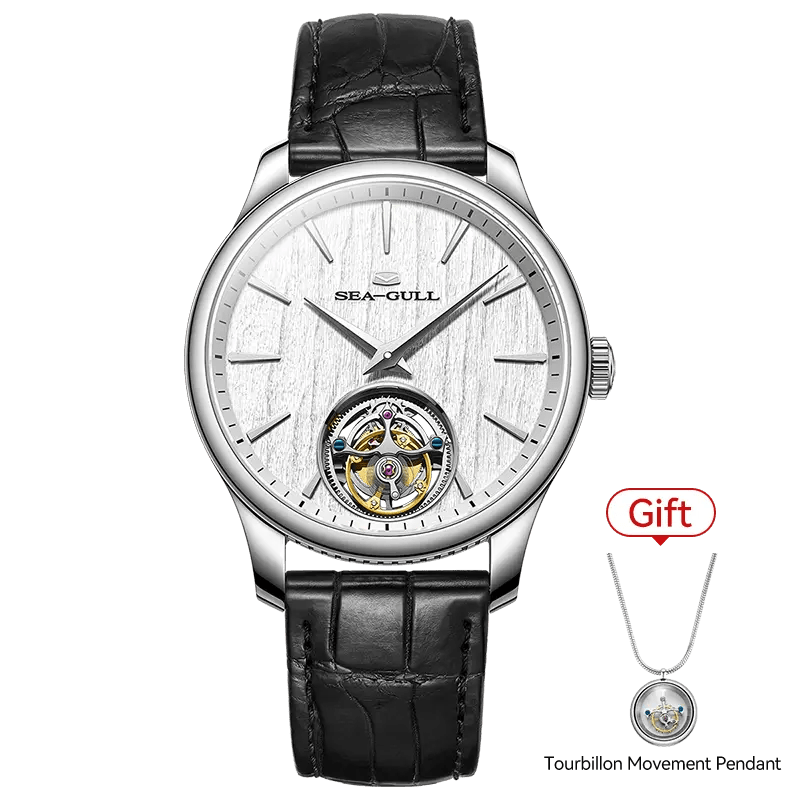 Seagull Ultra-thin Automatic Tourbillon Watch | Guqin Texture Dial