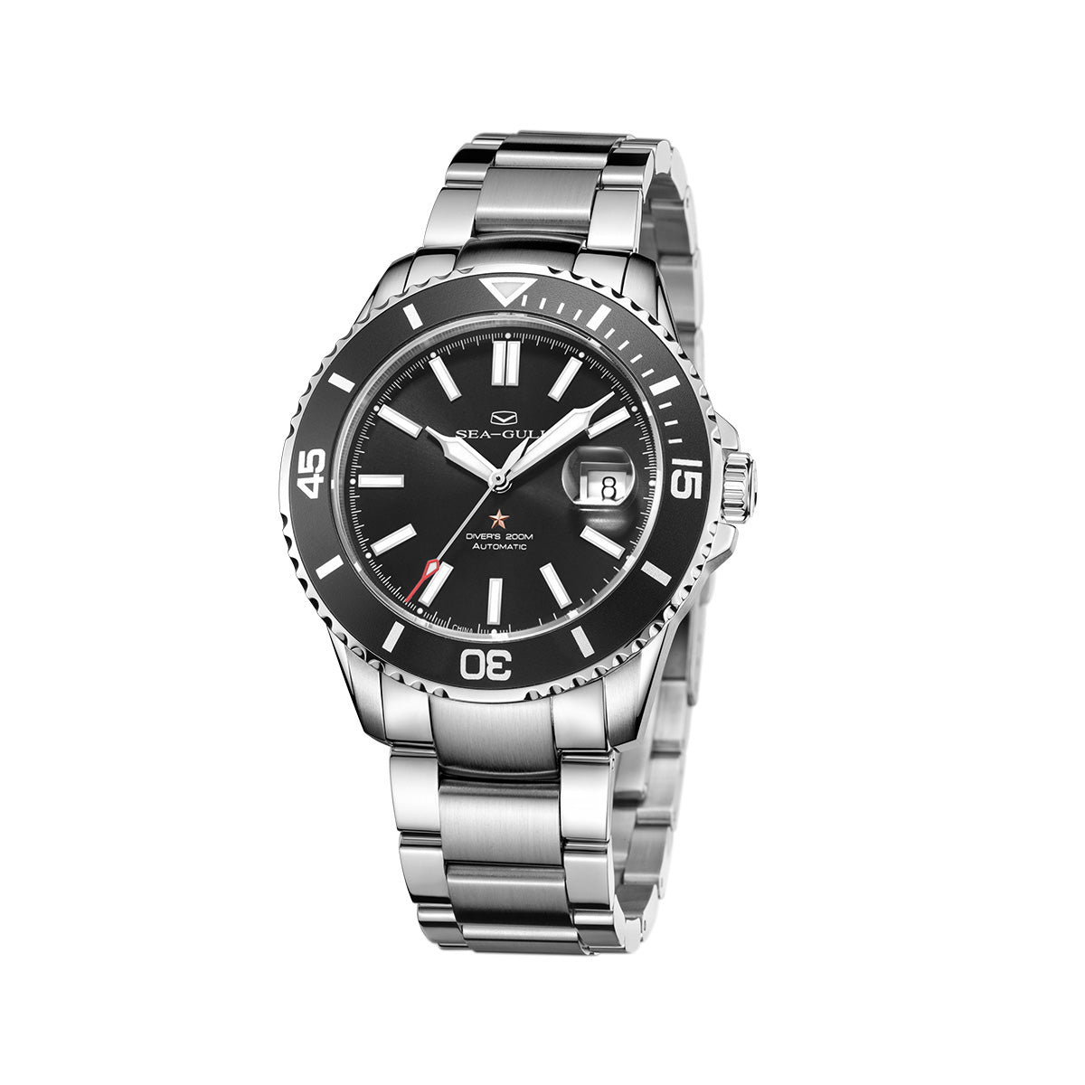 Serie Oceánica | 200m Impermeable | Calendario | Luminoso | 44mm