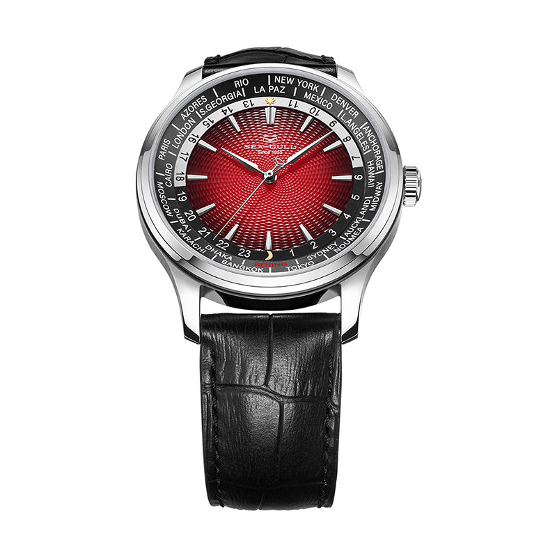 GMT Watch | World Time | Sub Second Dial | 41mm