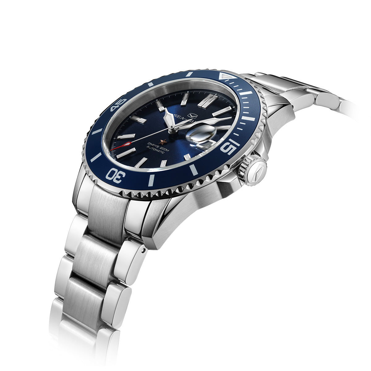 Serie Oceánica | 200m Impermeable | Calendario | Luminoso | 44mm