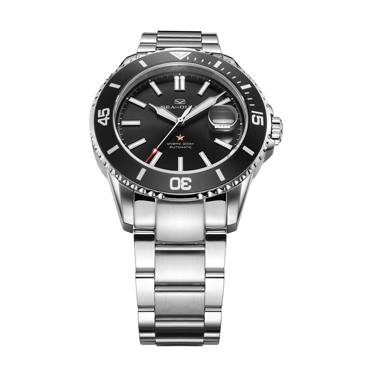 Serie Oceánica | 200m Impermeable | Calendario | Luminoso | 44mm