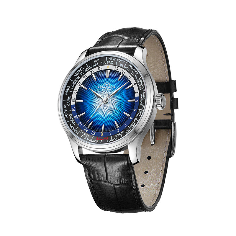 GMT Watch | World Time | Sub Second Dial | 41mm