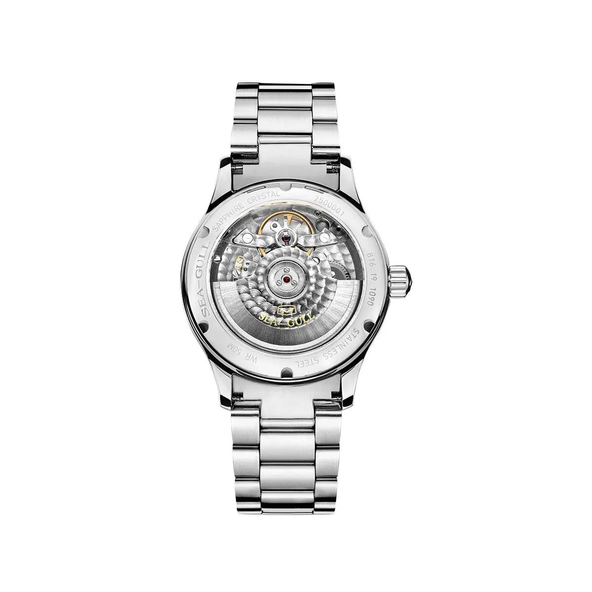 Sea-Gull Flywheel Watch | Guilloché Dial & Roman Numerals | 39mm