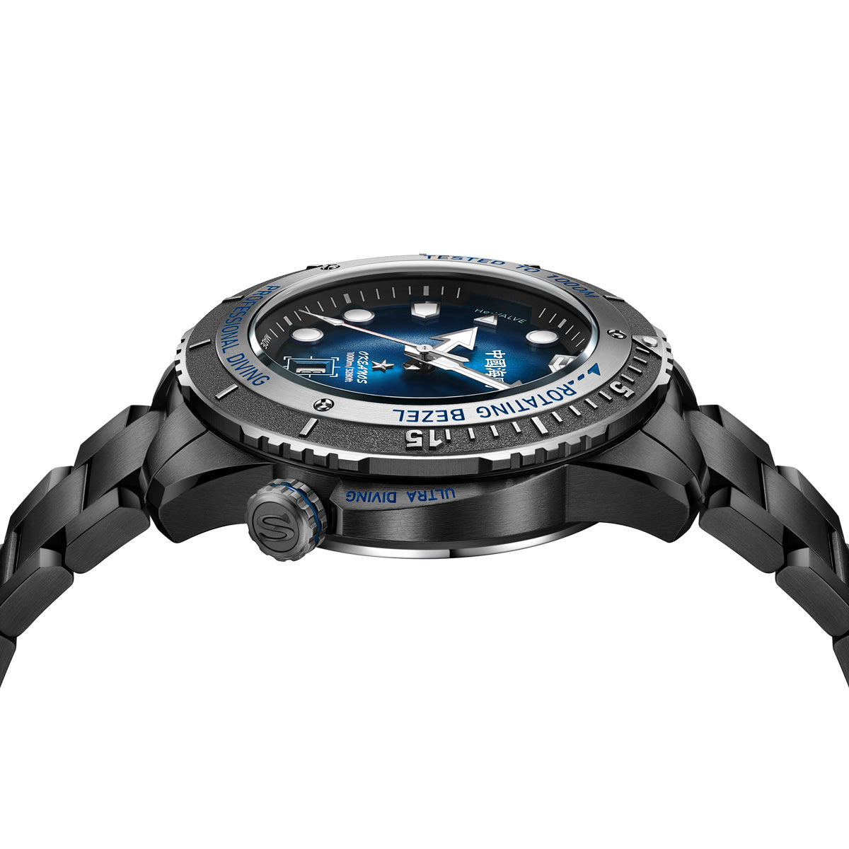 Ultra Diving Series | 1000M Waterproof  | Helium Valve Design | Integrated Rotating Bezel | 45mm