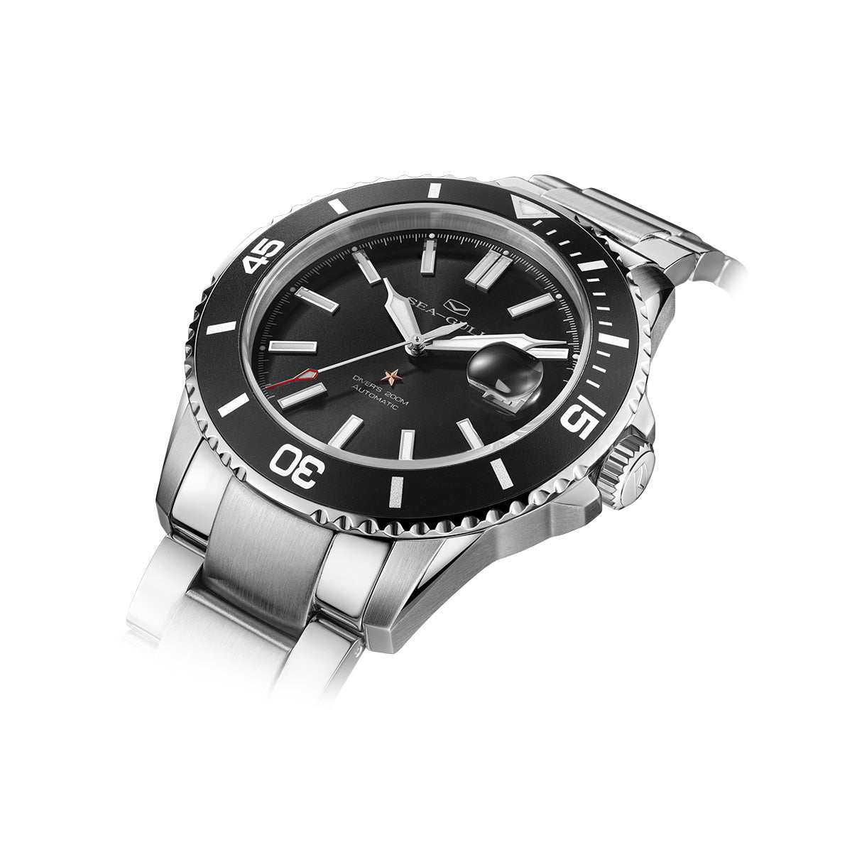 Serie Oceánica | 200m Impermeable | Calendario | Luminoso | 44mm