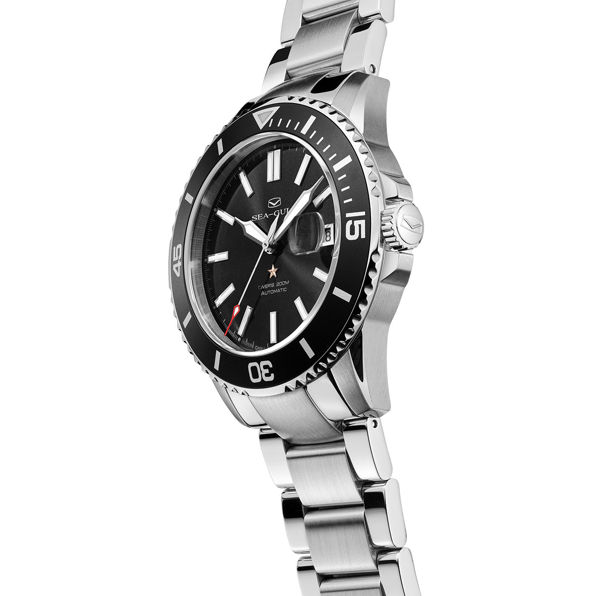 Serie Oceánica | 200m Impermeable | Calendario | Luminoso | 44mm