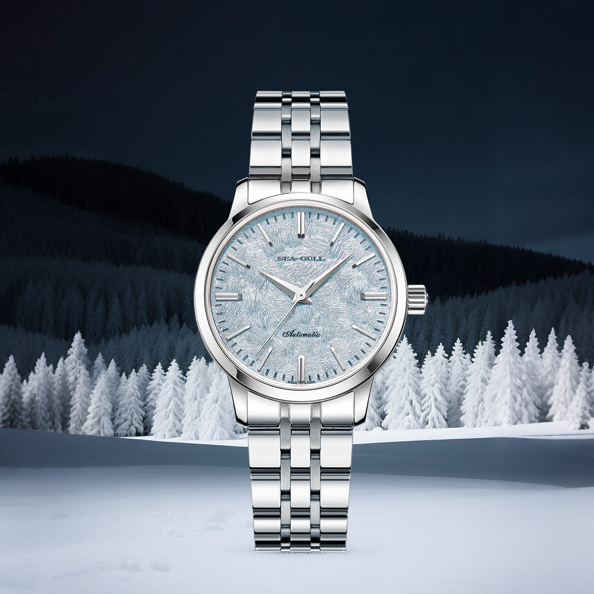 Cedar Dial | Calendar | Couple Watch | 40mm/32mm